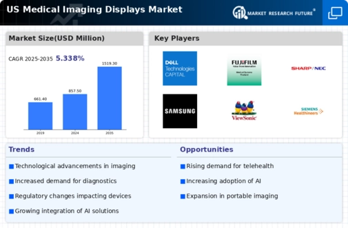 US Medical Imaging Displays Market Infographic