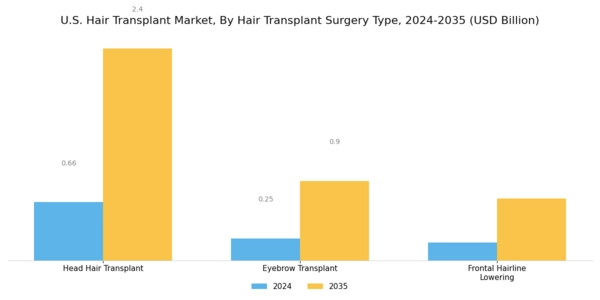 US Hair Transplant Market Segment Image 1