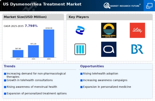 US Dysmenorrhea Treatment Market Infographic