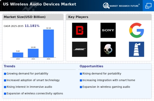 US Wireless Audio Devices Market Infographic