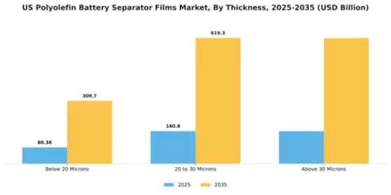 US Polyolefin Battery Separator Films Market Segment Image 4