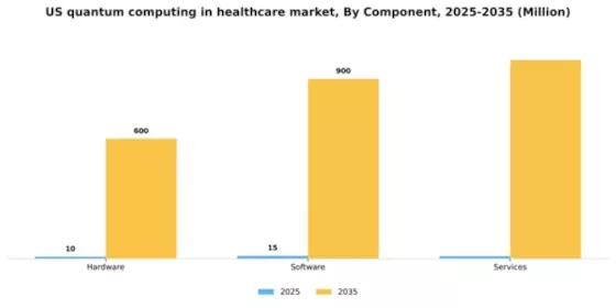 US Quantum Computing in Healthcare Market Segment Image 1