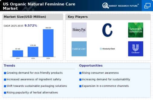 US Organic Natural Feminine Care Market Infographic