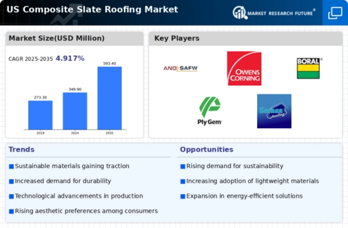 US Composite Slate Roofing Market Infographic