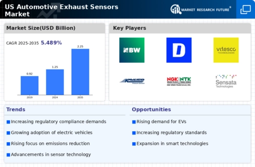 US Automotive Exhaust Sensors Market Infographic