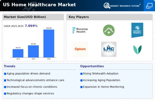 US Home Healthcare Market Infographic