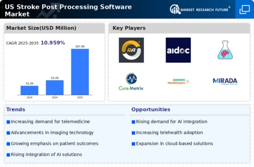 US Stroke Post Processing Software Market Infographic
