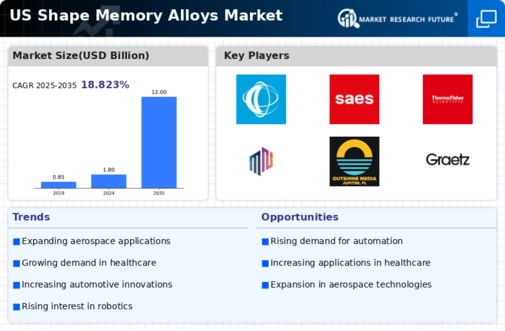 US Shape Memory Alloys Market Infographic