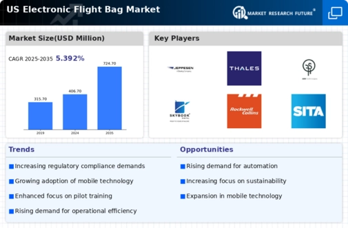 US Electronic Flight Bag Market Infographic