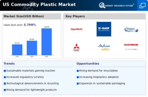 US Commodity Plastic Market Infographic