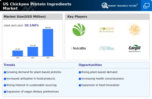 US Chickpea Protein Ingredients Market Infographic