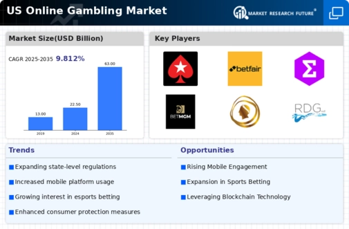 US Online Gambling Market Infographic