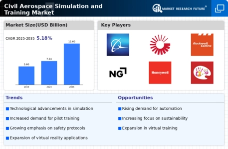 Civil Aerospace Simulation Training Market Infographic