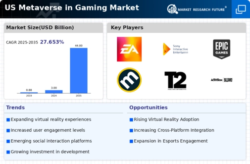 US Metaverse in Gaming Market Infographic