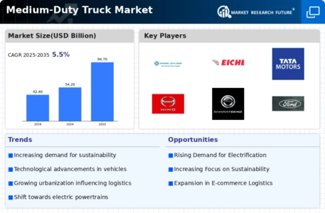Medium Duty Truck Market Infographic