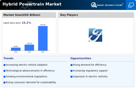 Hybrid Powertrain Market Infographic