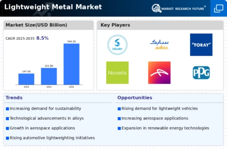 Lightweight Metal Market Infographic