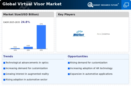Virtual Visor Market Infographic