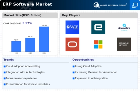 ERP Software Market Infographic