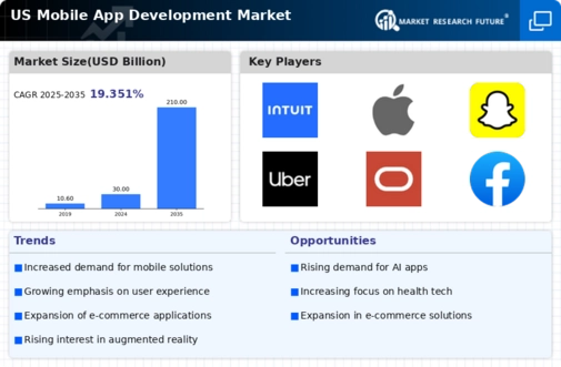 US Mobile App Development Market Infographic