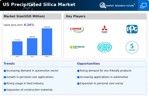 US Precipitated Silica Market Infographic