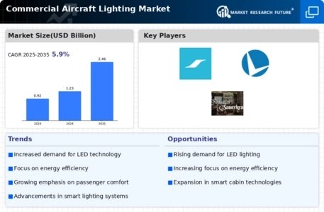 Commercial Aircraft Lighting Market Infographic