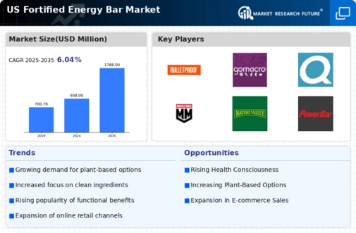US Fortified Energy Bar Market Infographic