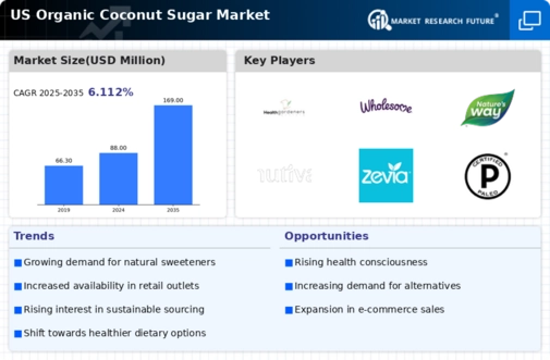 US Organic Coconut Sugar Market Infographic
