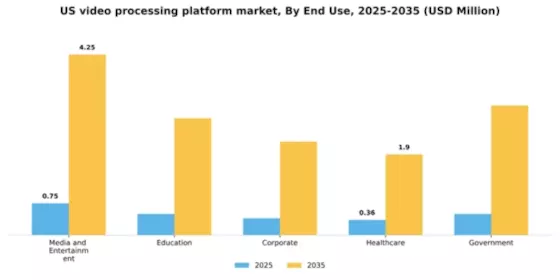 US Video Processing Platform Market Segment Image 2