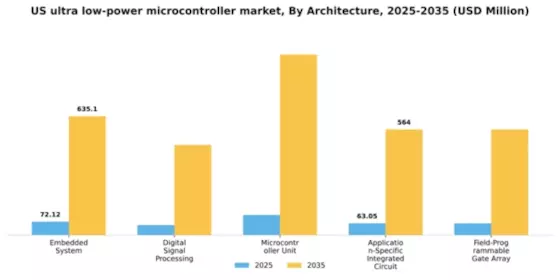 US Ultra-Low-Power Microcontroller Market Segment Image 1