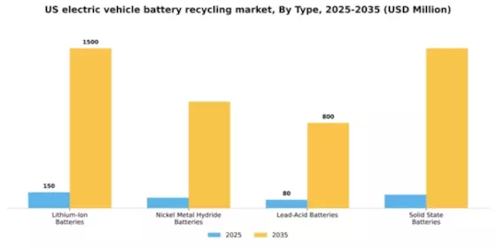 US Electric Vehicle Battery Recycling Market Segment Image 3