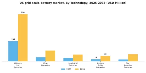 US Grid Scale Battery Market Segment Image 3