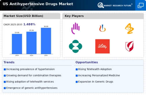 US Anti Hypertensive Drugs Market Infographic