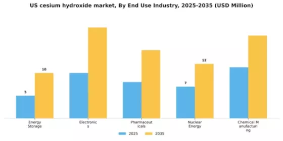 US Cesium Hydroxide Market Segment Image 1