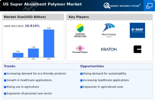 US Super Absorbent Polymer Market Infographic