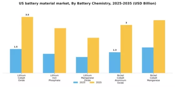 US Battery Material Market Segment Image 1