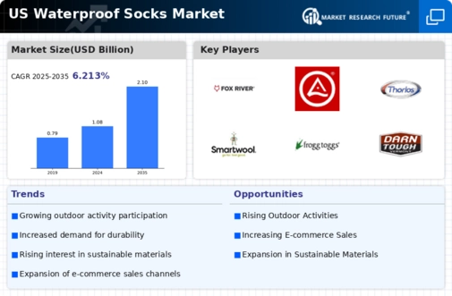 US Waterproof Socks Market Infographic
