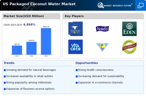US Packaged Coconut Water Market Infographic