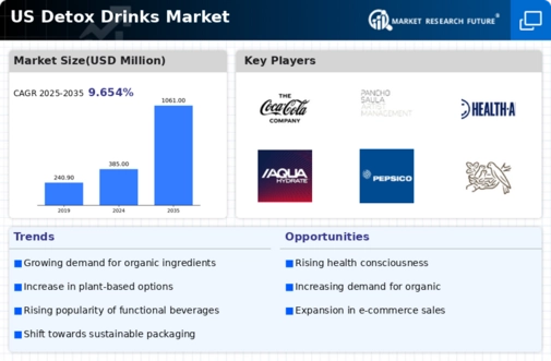 US Detox Drinks Market Infographic