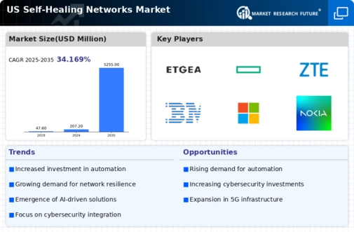 US Self Healing Networks Market Infographic