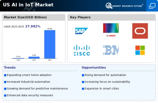 US AI in IoT Market Infographic