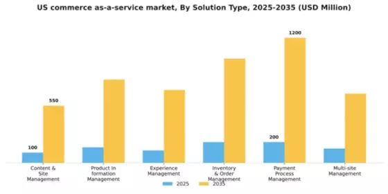 US Commerce as a Service Market Segment Image 3