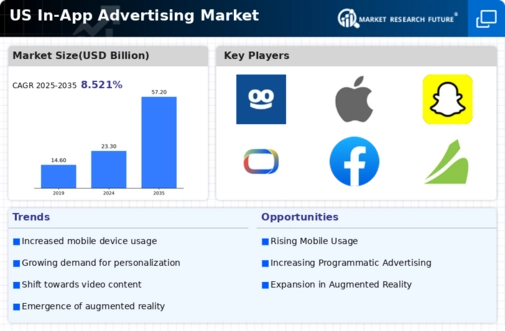 US In-app Advertising Market Infographic