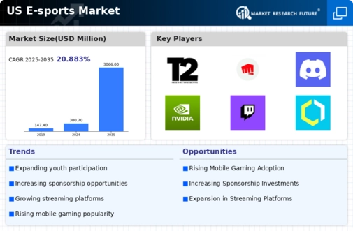 US E Sports Market Infographic