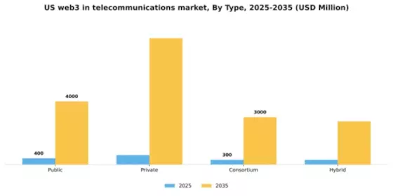 US Web3 in Telecommunications Market Segment Image 1