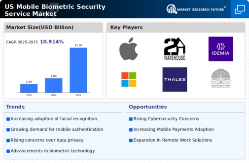 US Mobile Biometric Security Service Market Infographic