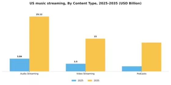 US Music Streaming Market Segment Image 0
