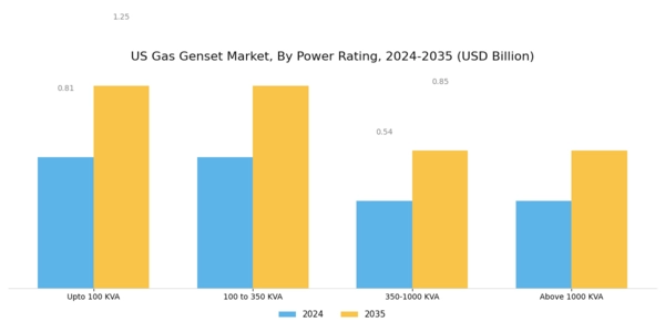 US Gas Genset Market Segment Image 1