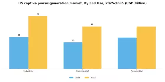 US Captive Power Generation Market Segment Image 1