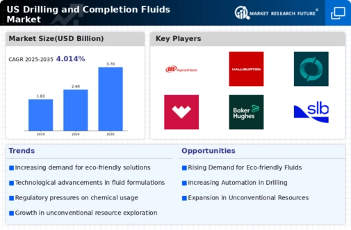US Drilling and Completion Fluids Market Infographic